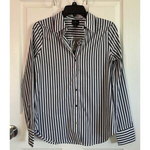 Worthington Striped Button-Down Shirt